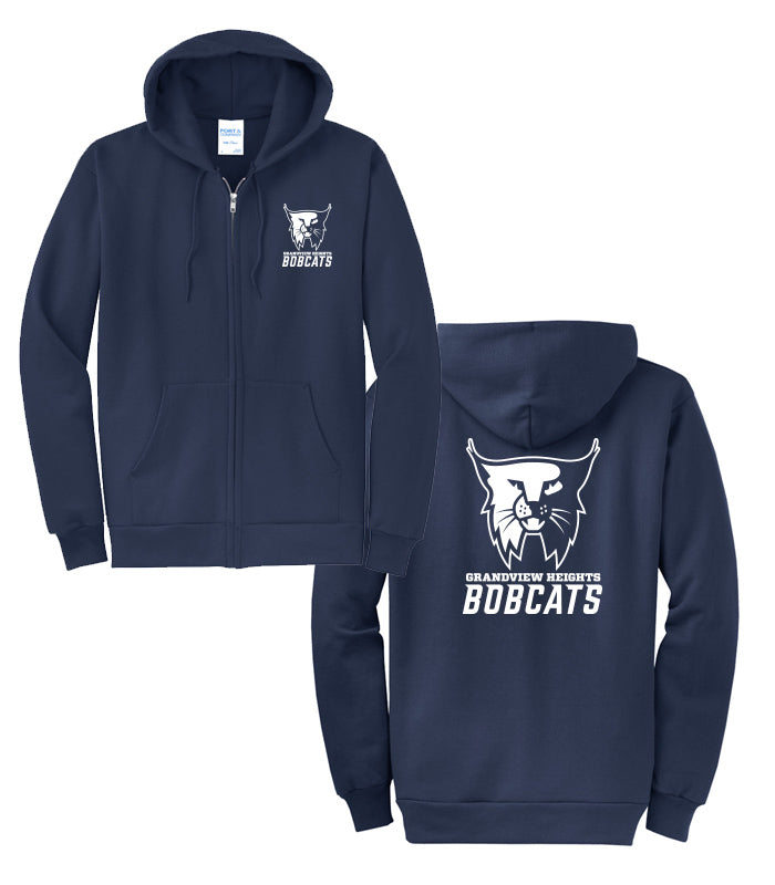 GV Bobcats Zip Hoodie