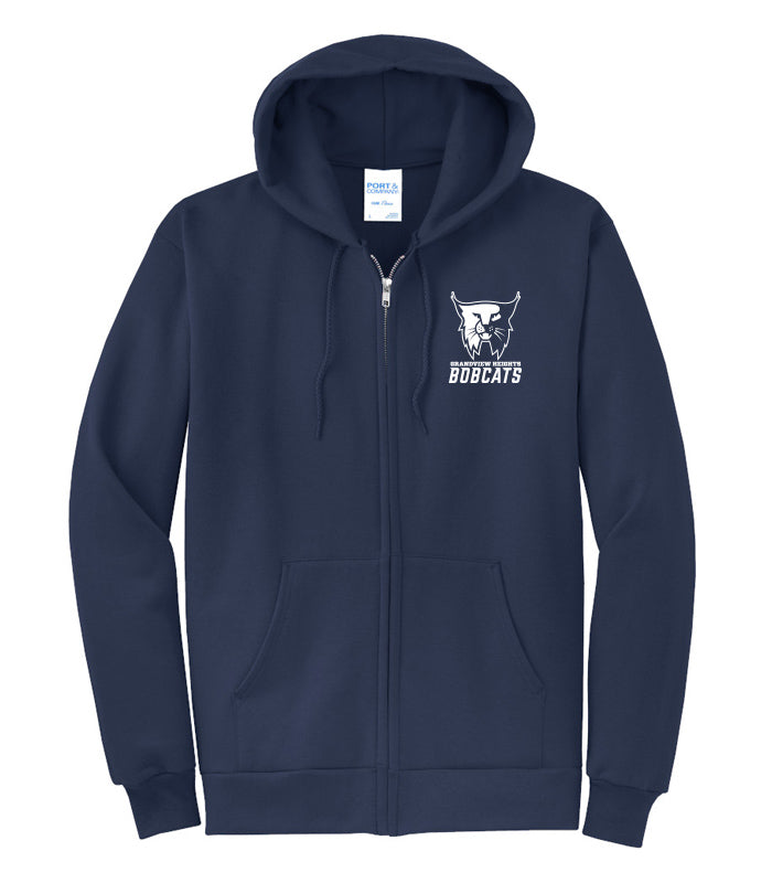 GV Bobcats Zip Hoodie