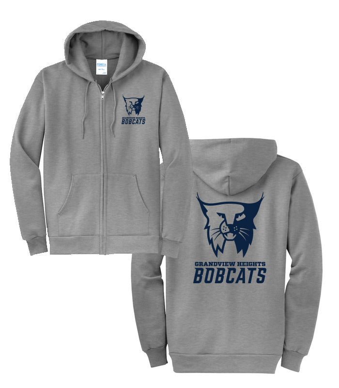 GV Bobcats Zip Hoodie