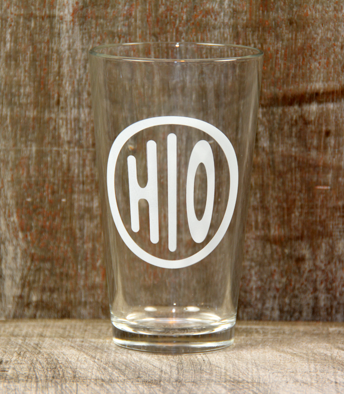 Pint Beer Glass - Ohio