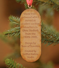 Skinny Ohio Link Ornament